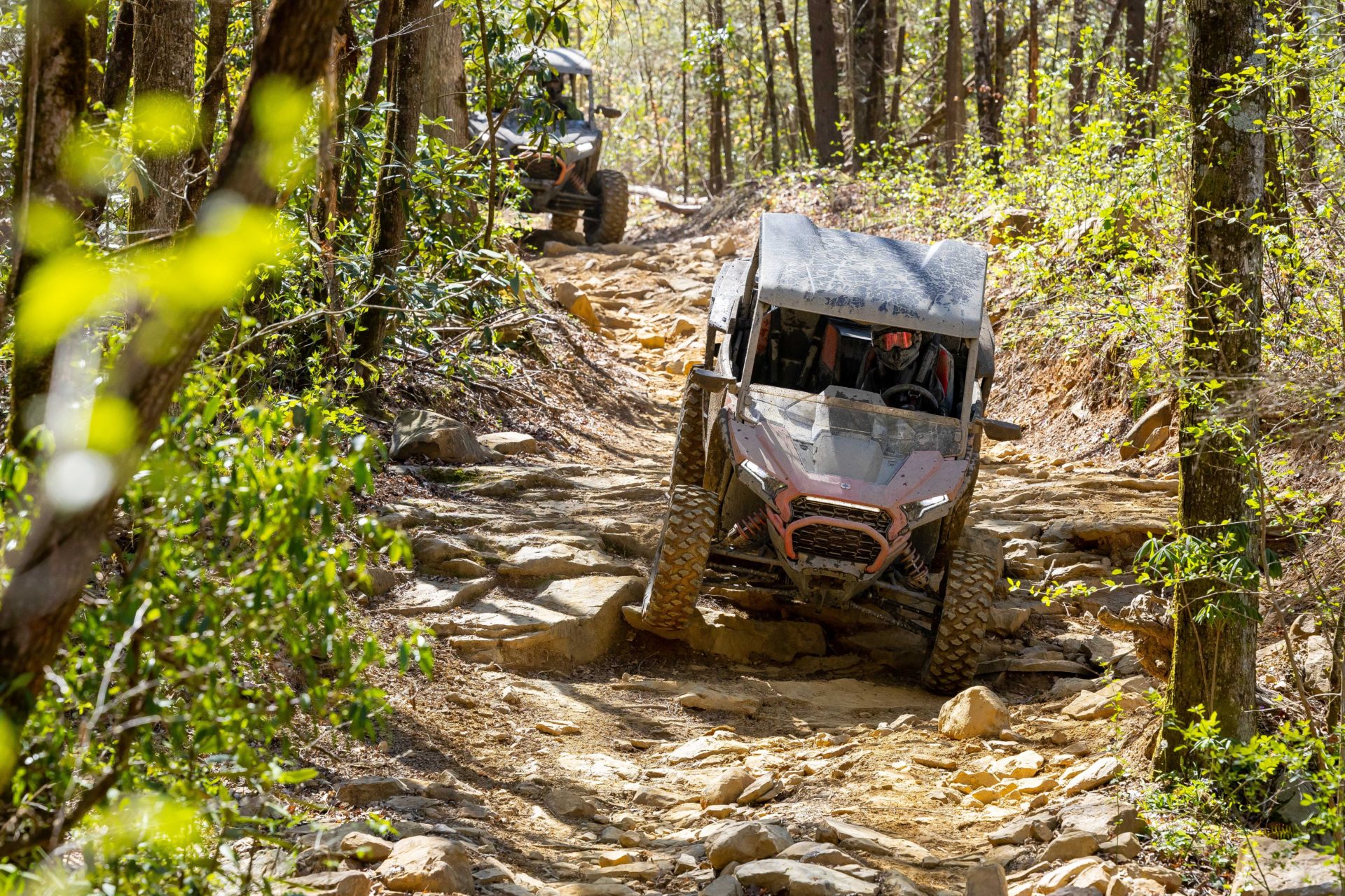 Gatlinburg off-road UTV tours with Smoky Riders on private trails